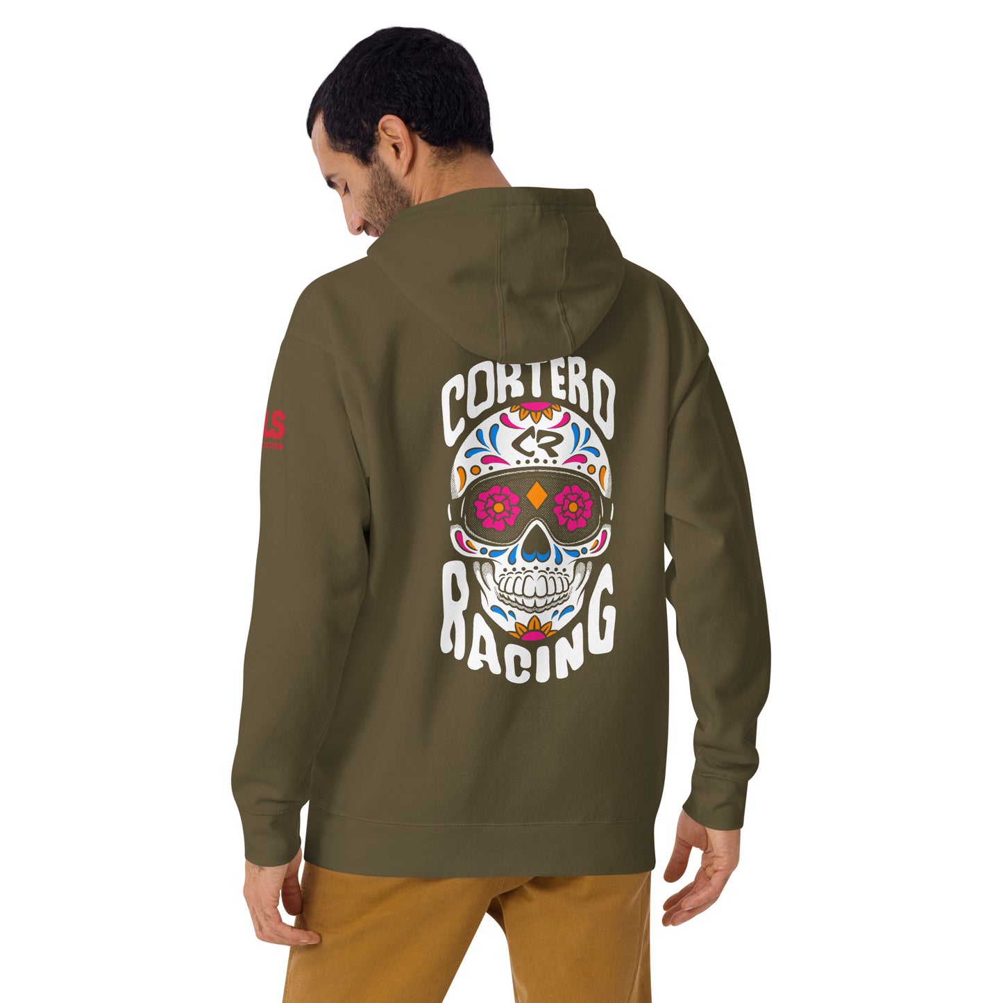 Sudadera con capucha unisex con calavera de azúcar
