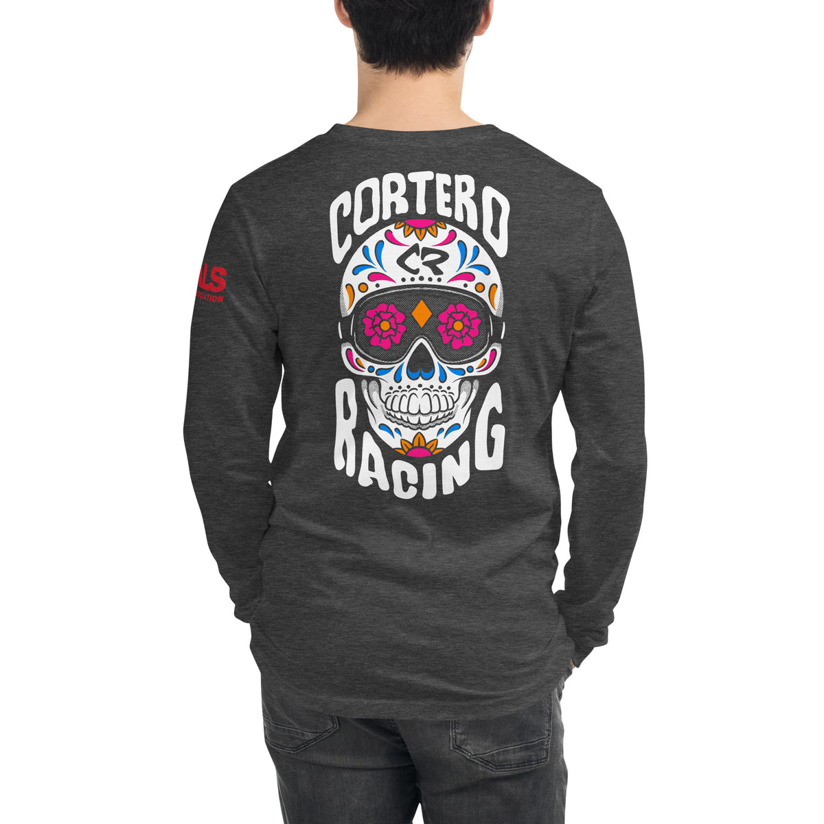 Unisex Sugar Skull Long Sleeve Tee
