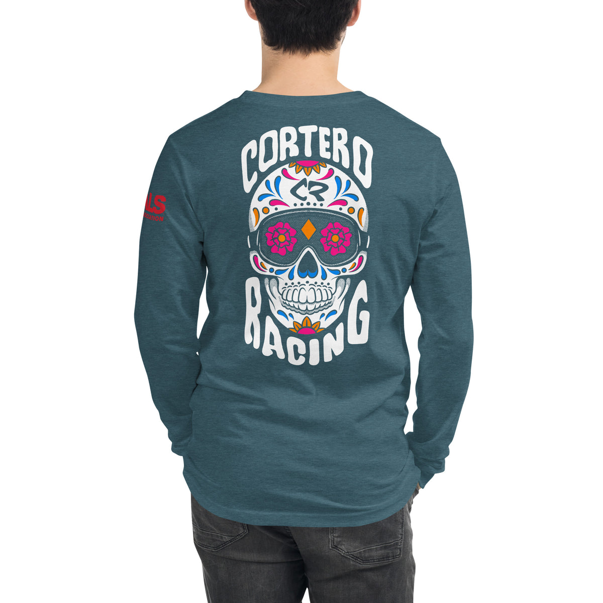 Unisex Sugar Skull Long Sleeve Tee