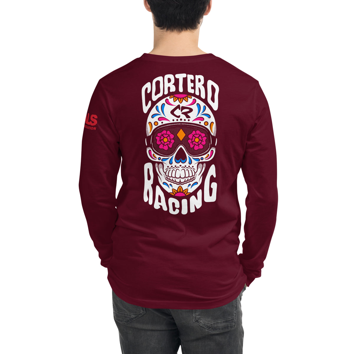 Unisex Sugar Skull Long Sleeve Tee
