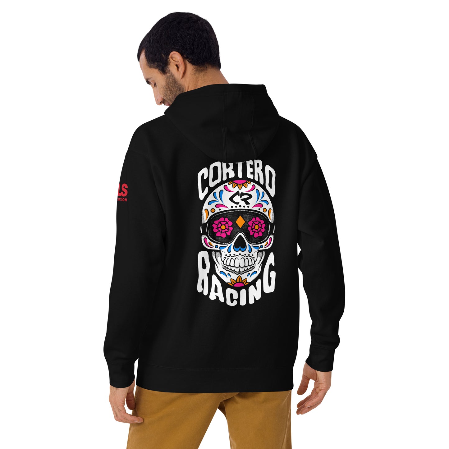 Sudadera con capucha unisex con calavera de azúcar 
