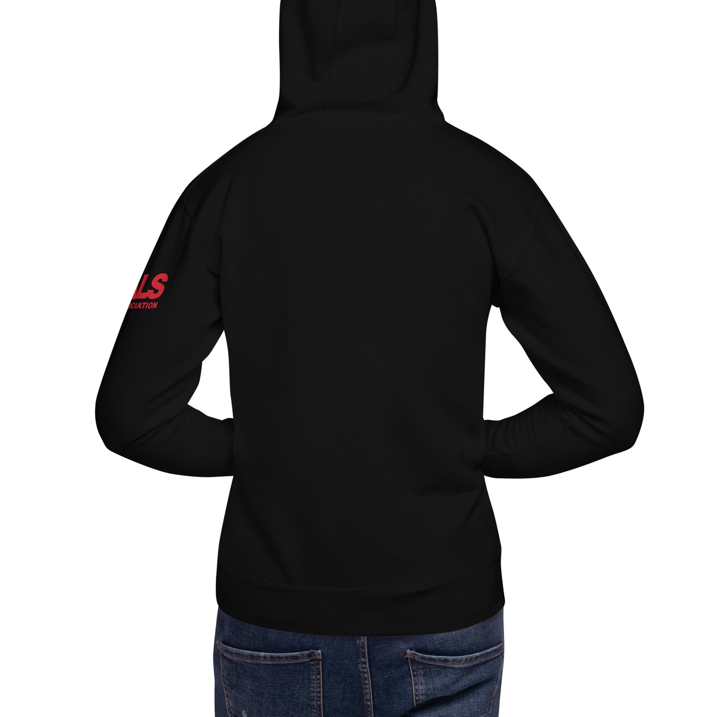 Sudadera con capucha unisex con calavera y casco