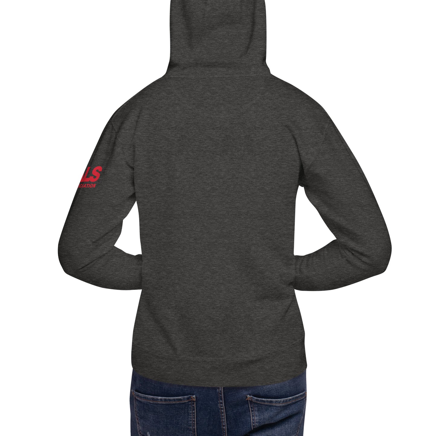 Sudadera con capucha unisex con calavera y casco