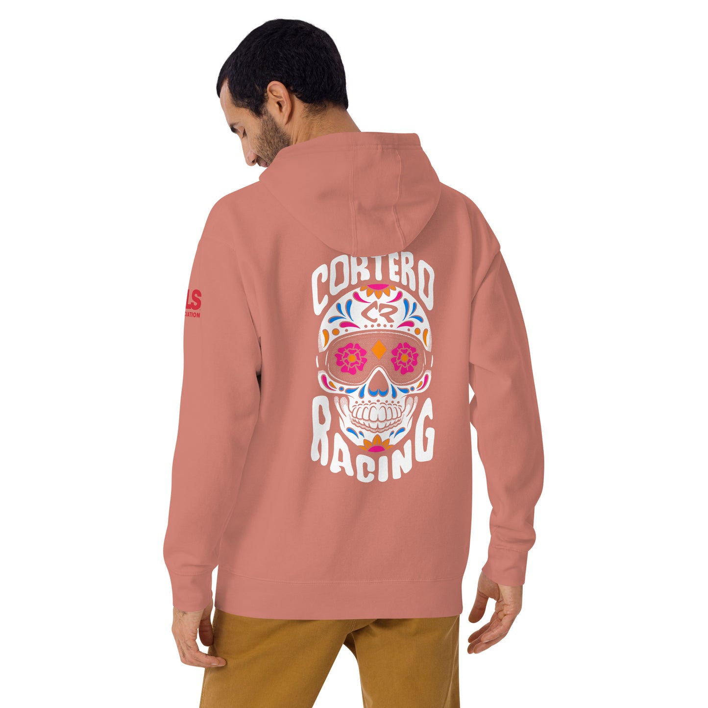 Sudadera con capucha unisex con calavera de azúcar 
