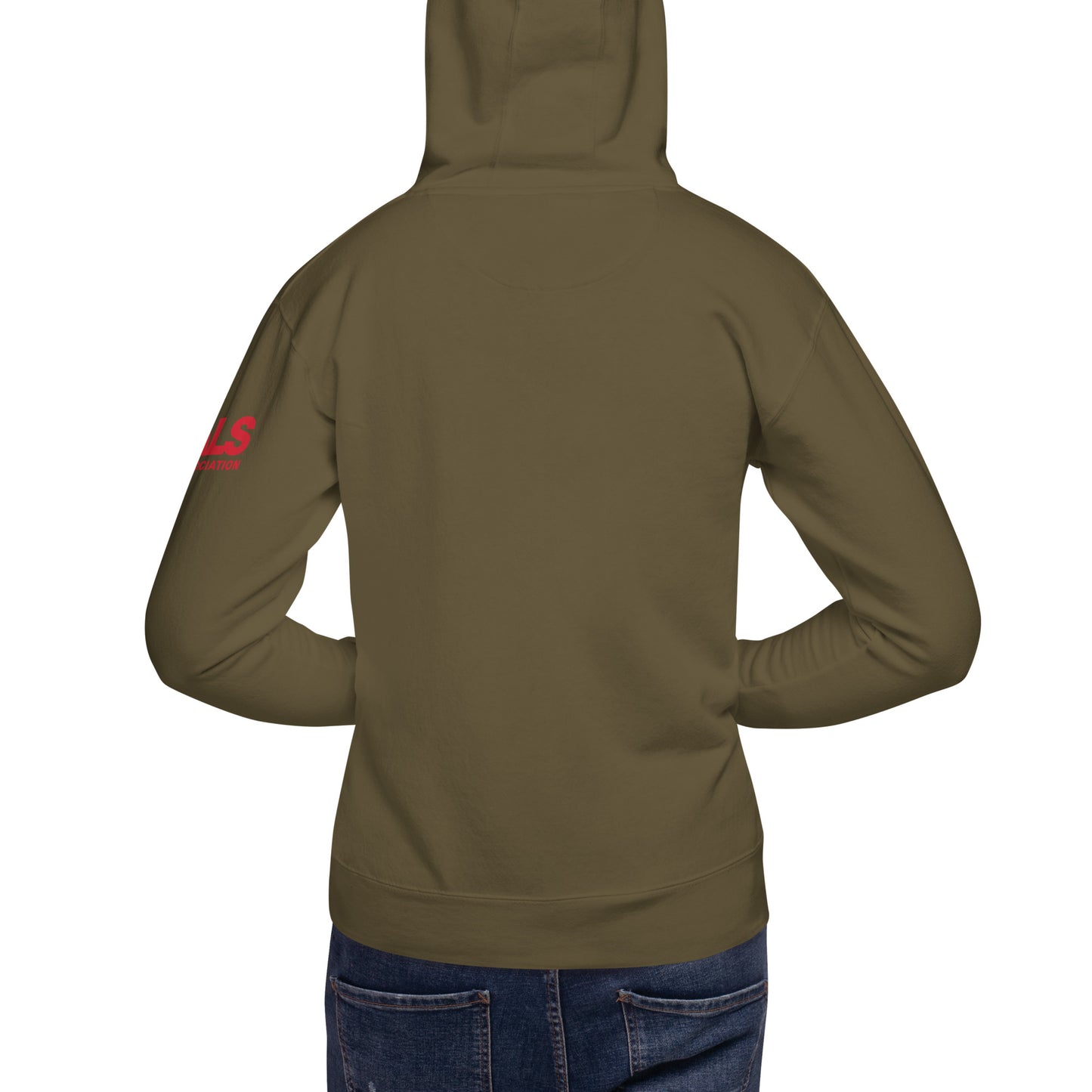 Sudadera con capucha unisex con calavera y casco