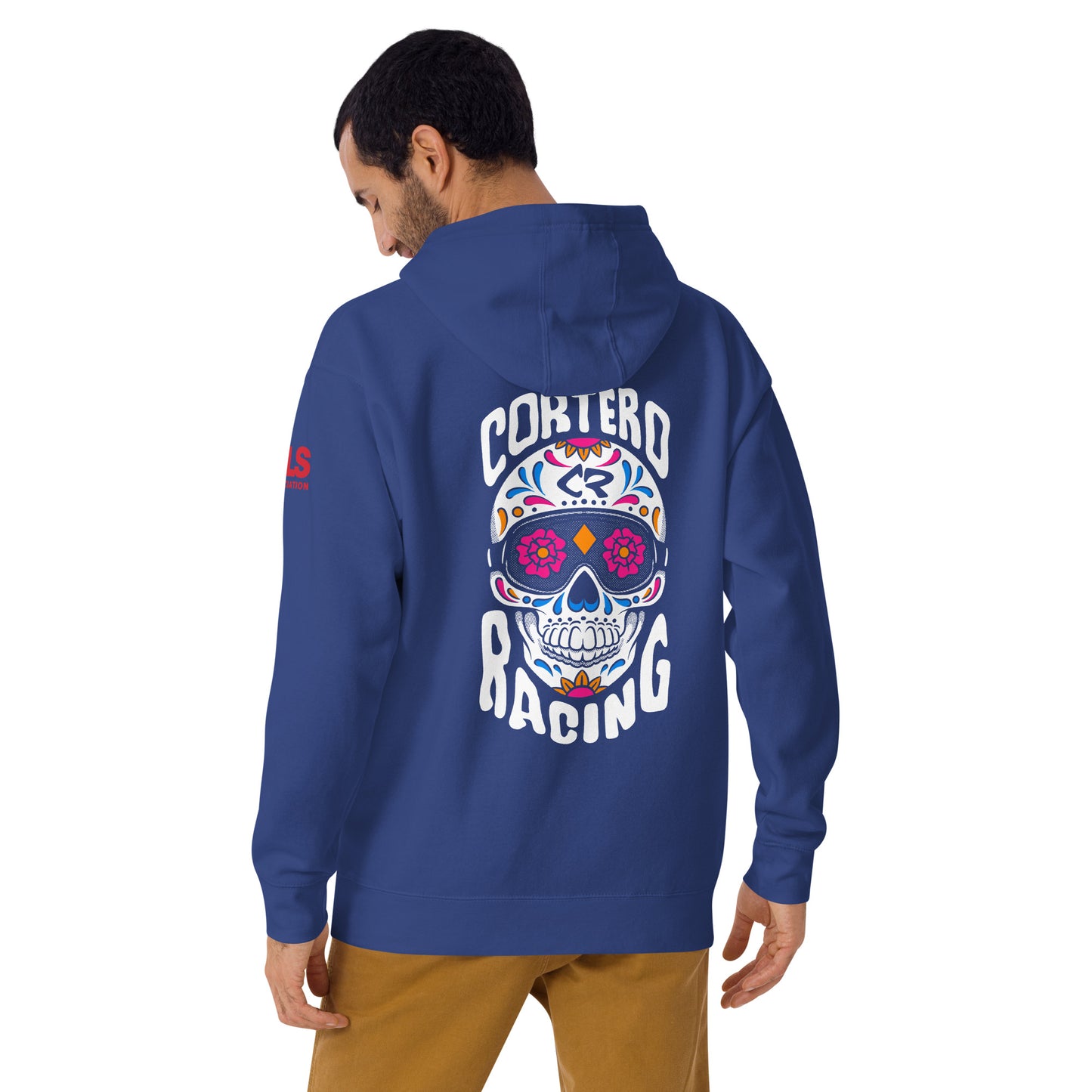 Sudadera con capucha unisex con calavera de azúcar 
