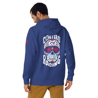 Sudadera con capucha unisex con calavera de azúcar 